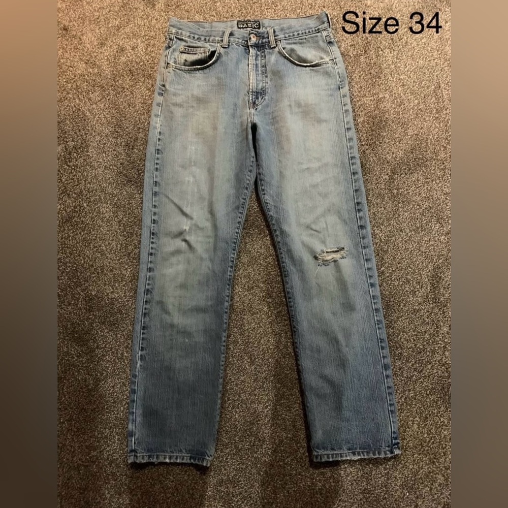 Dolce & Gabbana Light Blue Straight Men Jeans